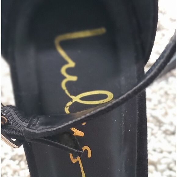 Lulus Black Faux Suede Heels - Picture 7 of 7